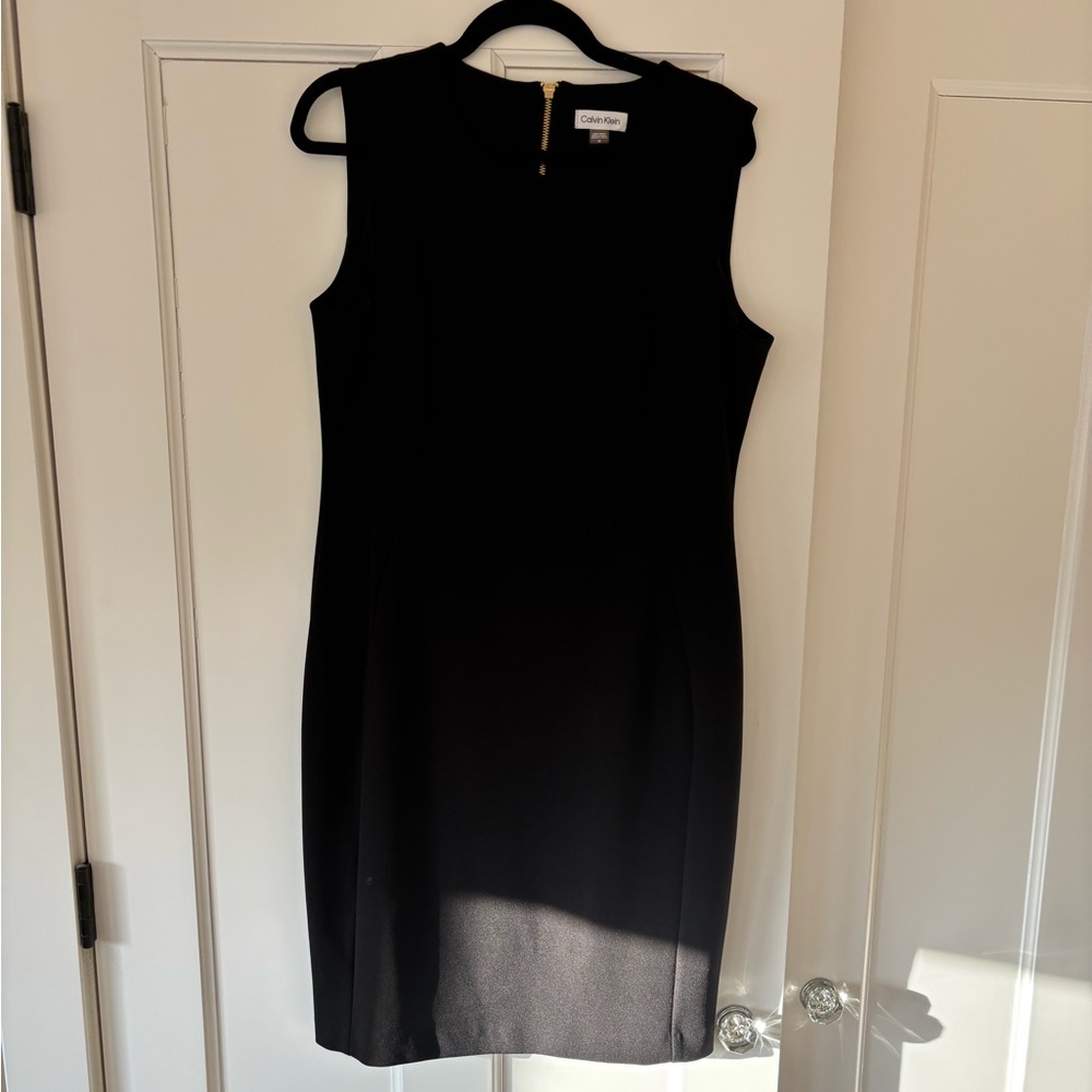 Calvin Klein Black Sleeveless Dress 14